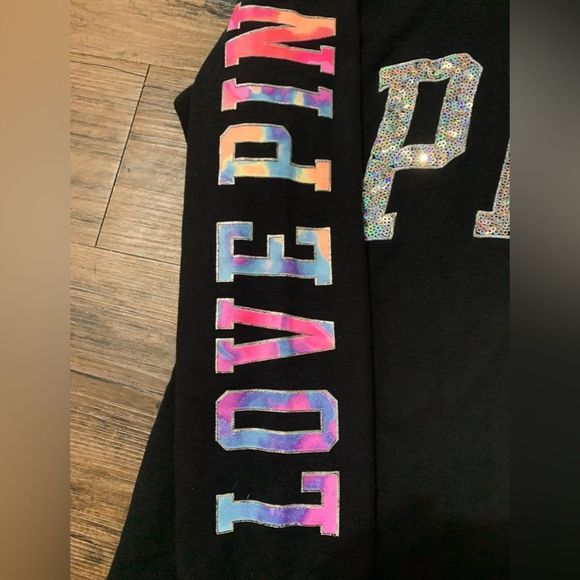 Victoria’s Secret Pink Bling Watercolor Outfit set L - Picture 7 of 11